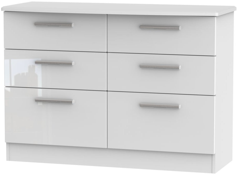 Knightsbridge 6 Drawer Midi Chest