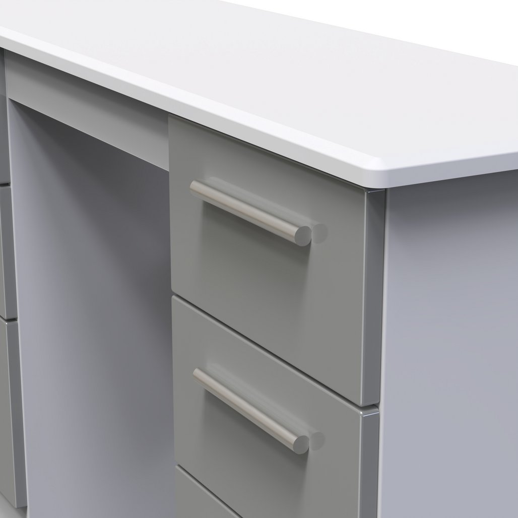 Knightsbridge 6 Drawer Double Pedestal Desk