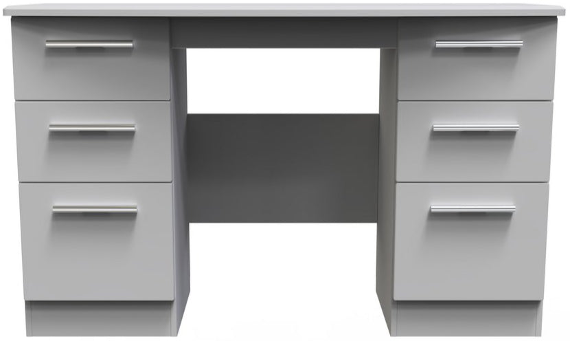 Knightsbridge 6 Drawer Double Pedestal Desk