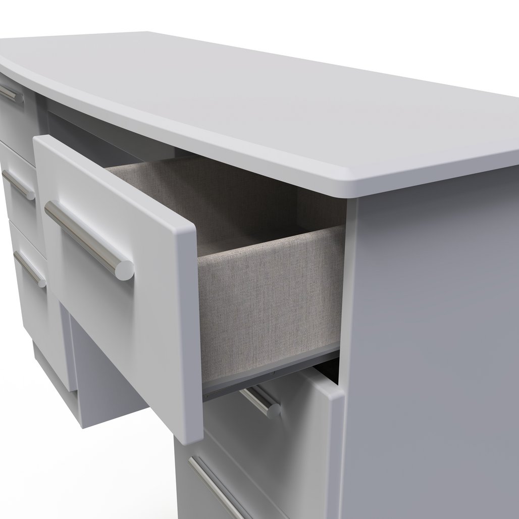 Knightsbridge 6 Drawer Double Pedestal Desk