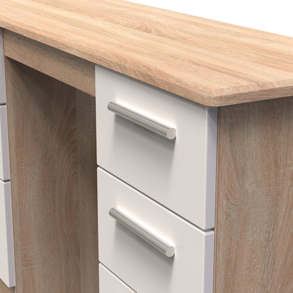 Knightsbridge 6 Drawer Double Pedestal Desk