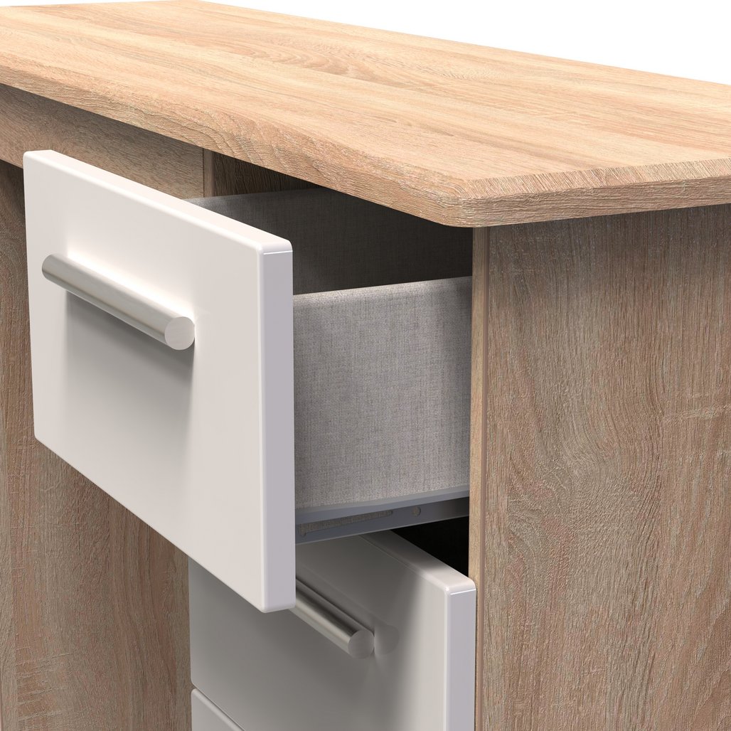 Knightsbridge 6 Drawer Double Pedestal Desk