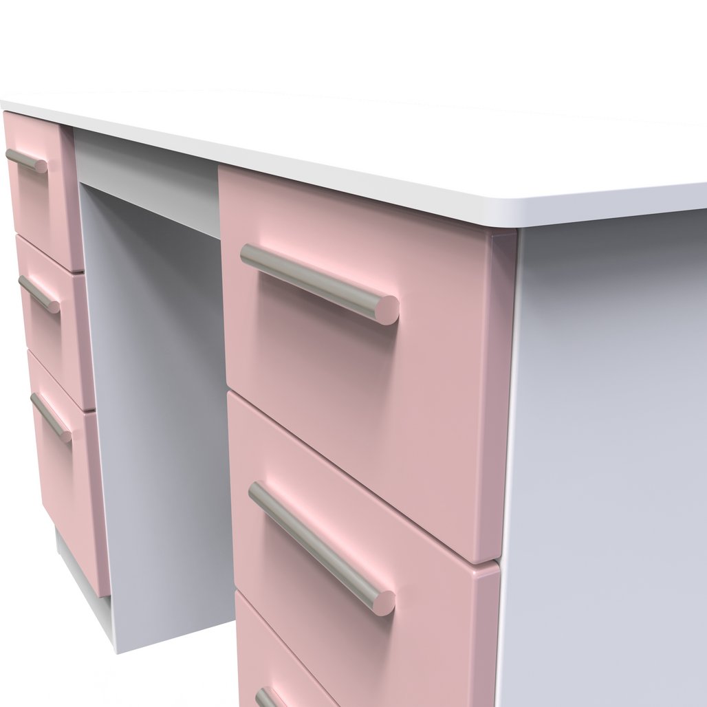 Knightsbridge 6 Drawer Double Pedestal Desk