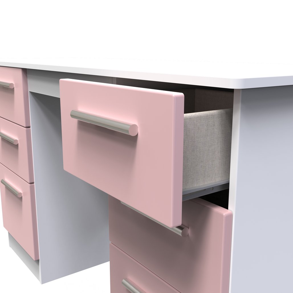 Knightsbridge 6 Drawer Double Pedestal Desk