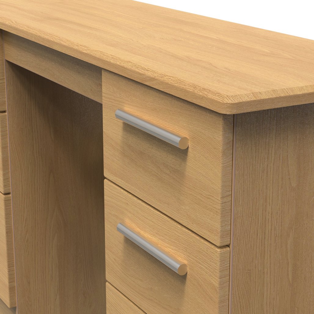 Knightsbridge 6 Drawer Double Pedestal Desk