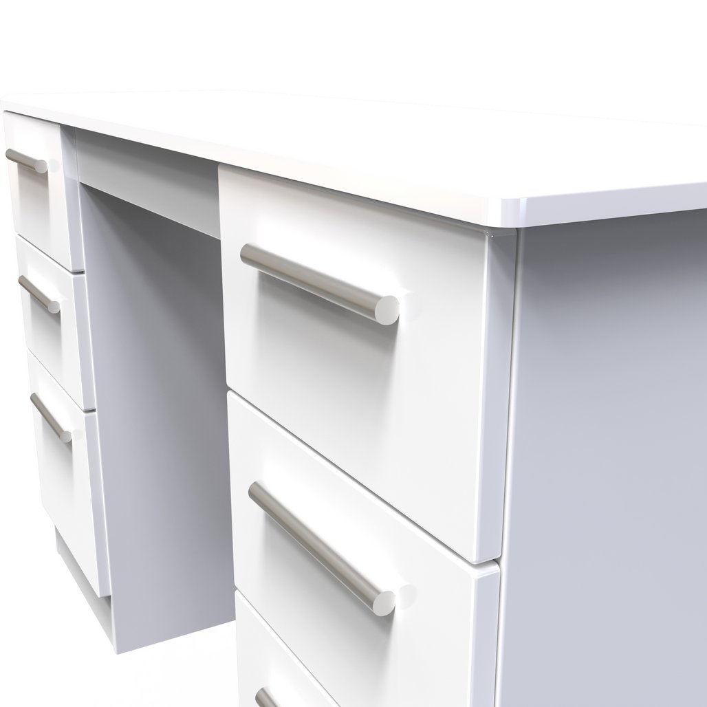 Knightsbridge 6 Drawer Double Pedestal Desk