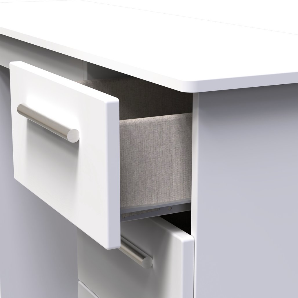 Knightsbridge 6 Drawer Double Pedestal Desk