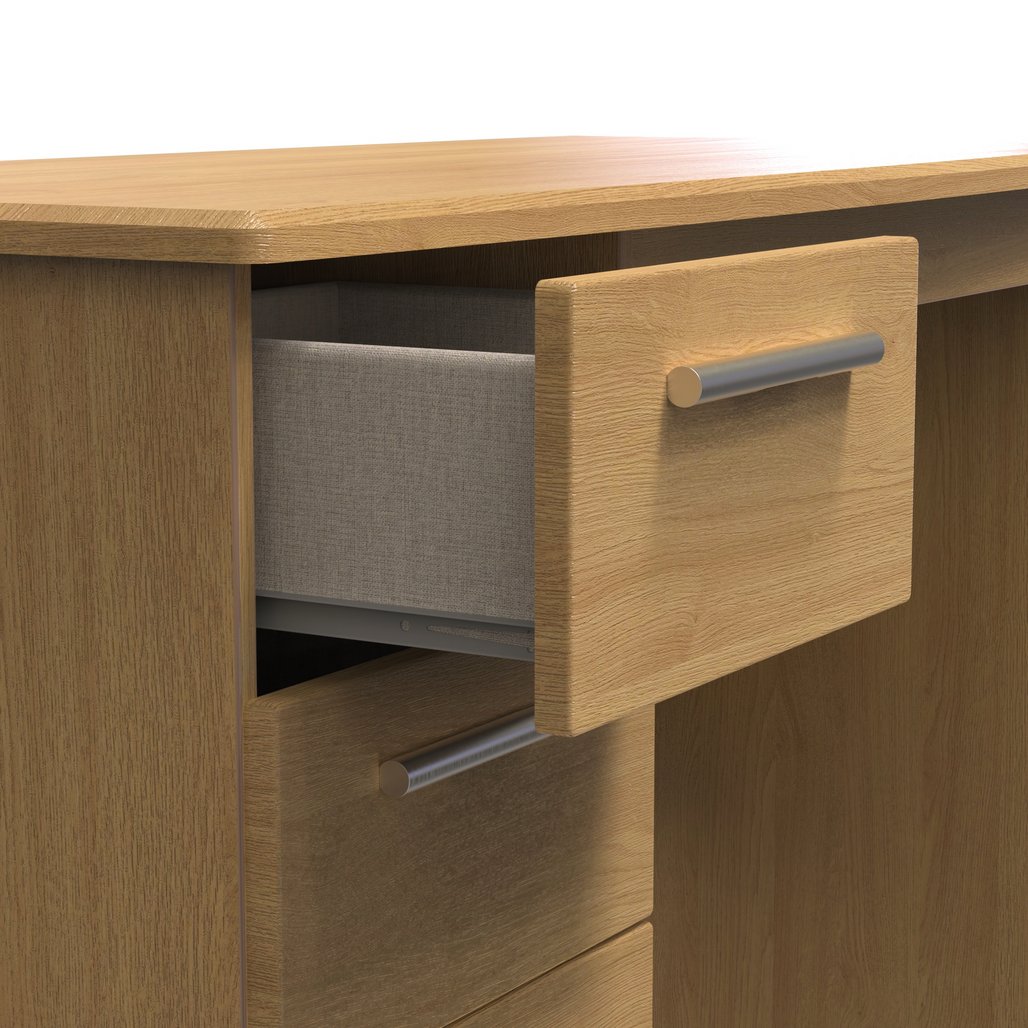 Knightsbridge 3 Drawer Pedestal Desk