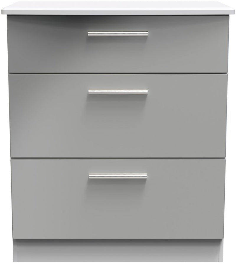 Knightsbridge Deep 3 Drawer Chest