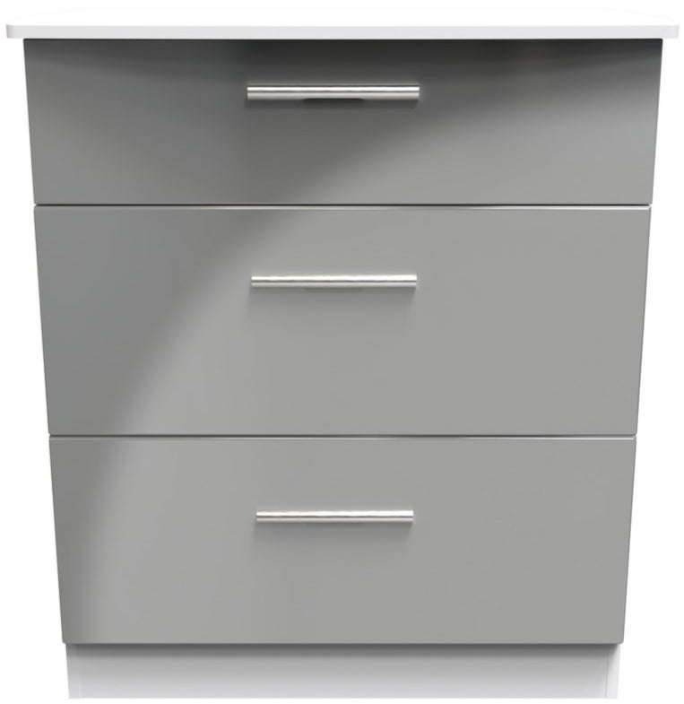 Knightsbridge Deep 3 Drawer Chest