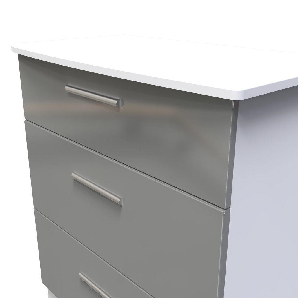 Knightsbridge Deep 3 Drawer Chest