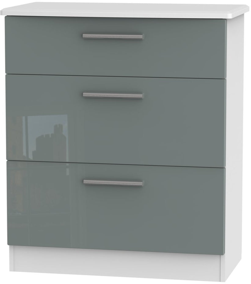 Knightsbridge Deep 3 Drawer Chest