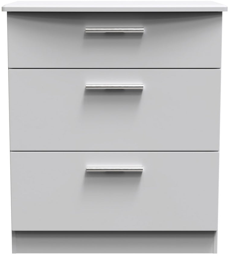 Knightsbridge Deep 3 Drawer Chest