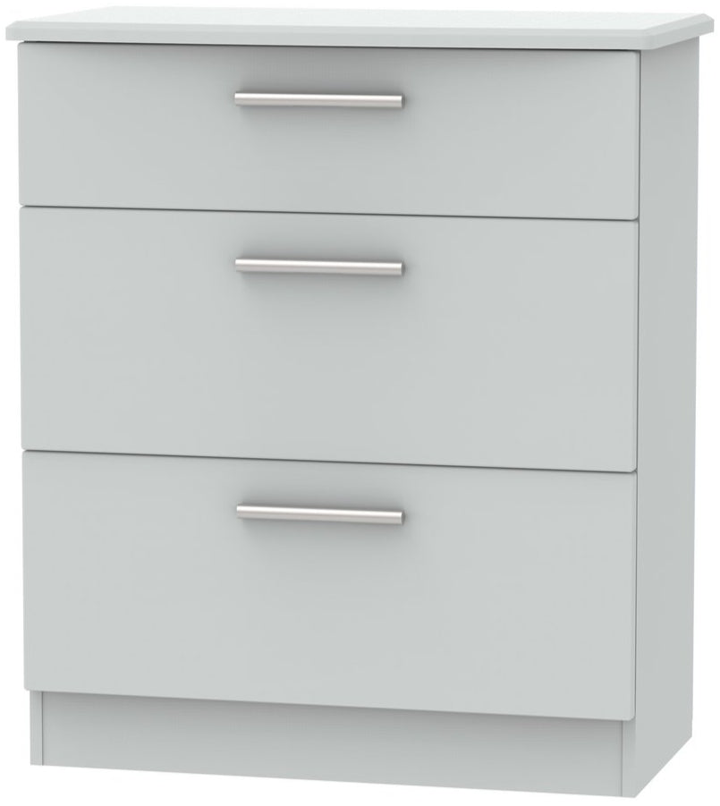 Knightsbridge Deep 3 Drawer Chest