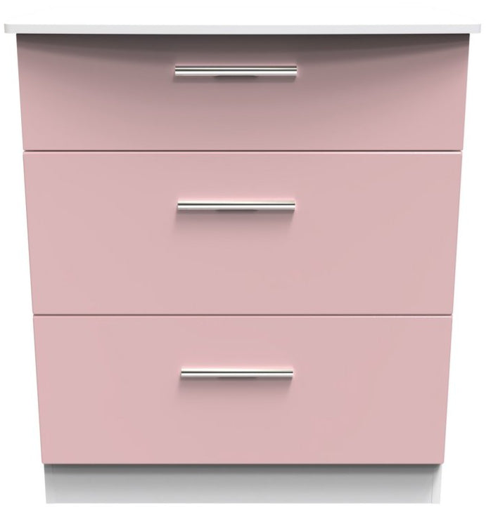 Knightsbridge Deep 3 Drawer Chest
