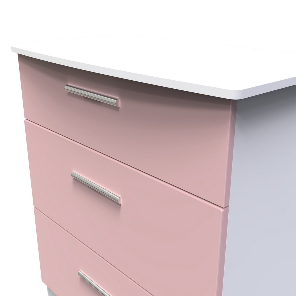 Knightsbridge Deep 3 Drawer Chest