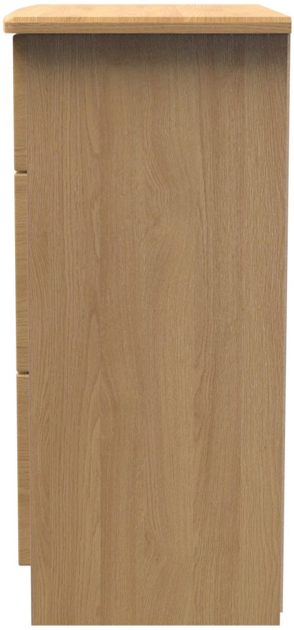 Knightsbridge Deep 3 Drawer Chest