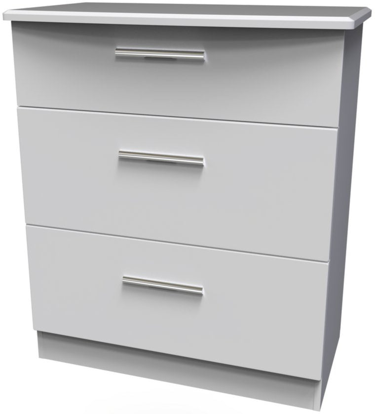 Knightsbridge Deep 3 Drawer Chest