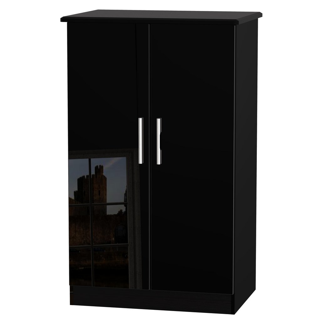 Knightsbridge 2 Door Double Midi Wardrobe