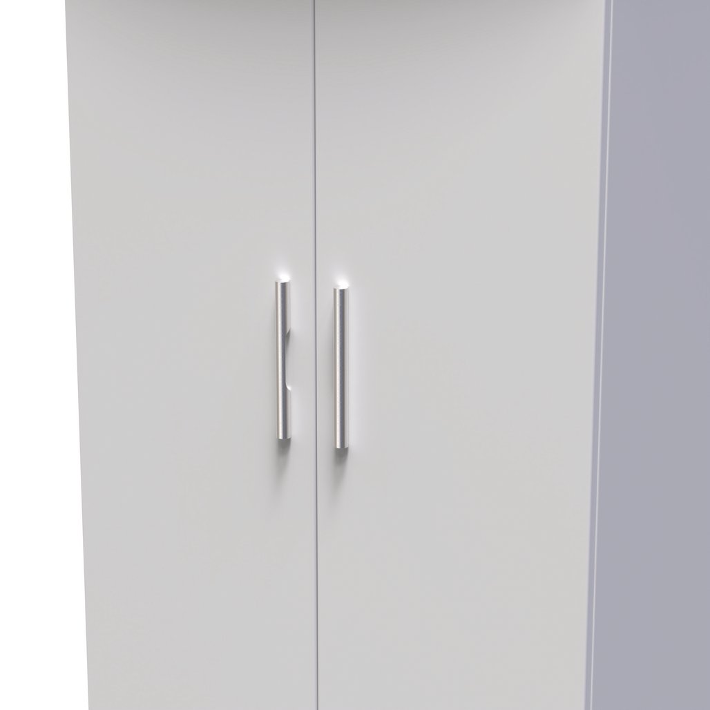 Knightsbridge 2 Door Double Midi Wardrobe