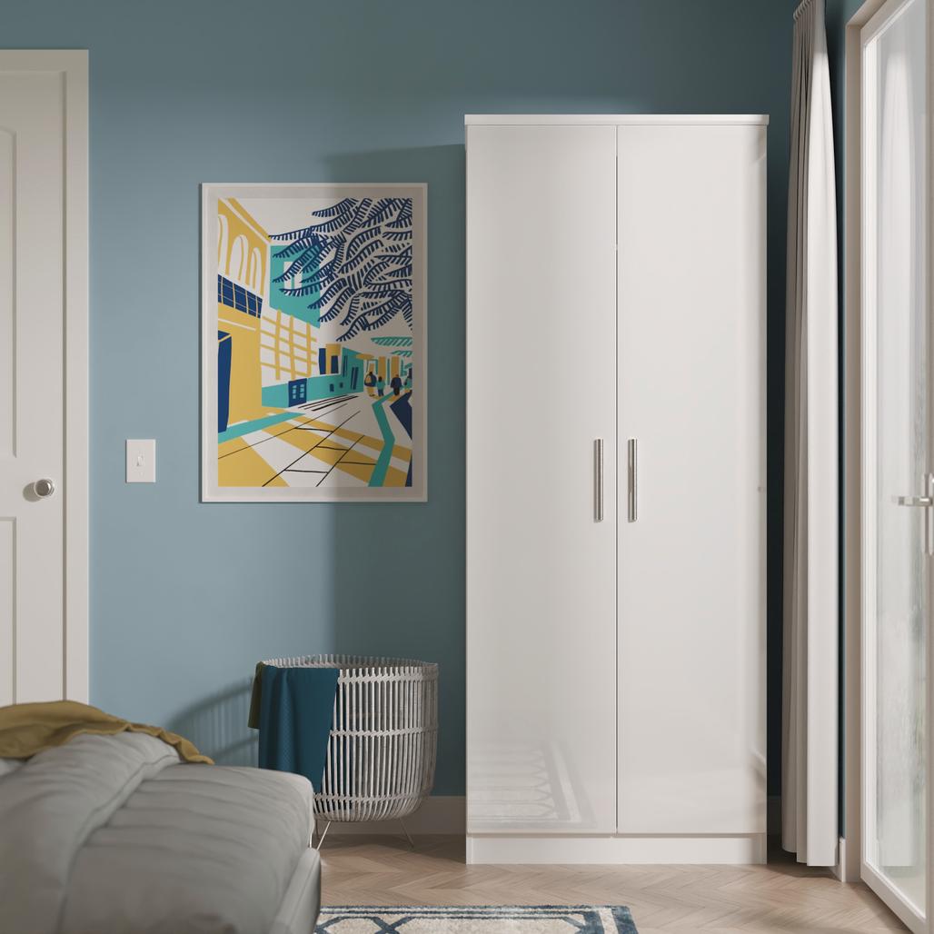 Knightsbridge 2 Door Double Wardrobe
