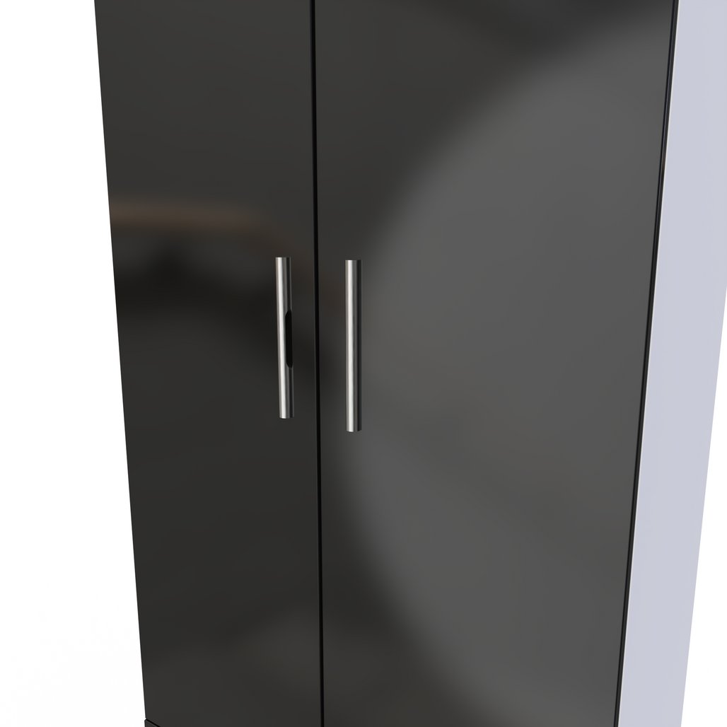 Knightsbridge 2 Door 2 Drawer Double Wardrobe