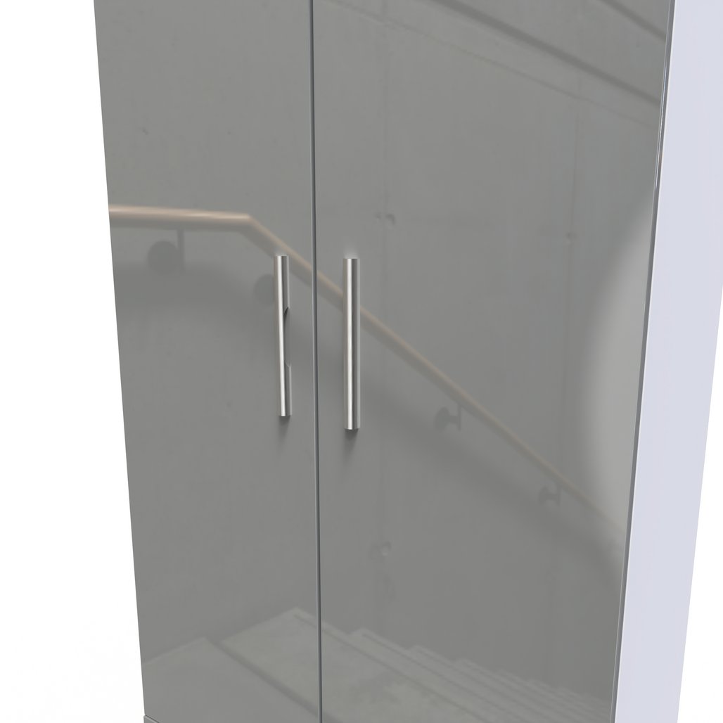 Knightsbridge 2 Door 2 Drawer Double Wardrobe
