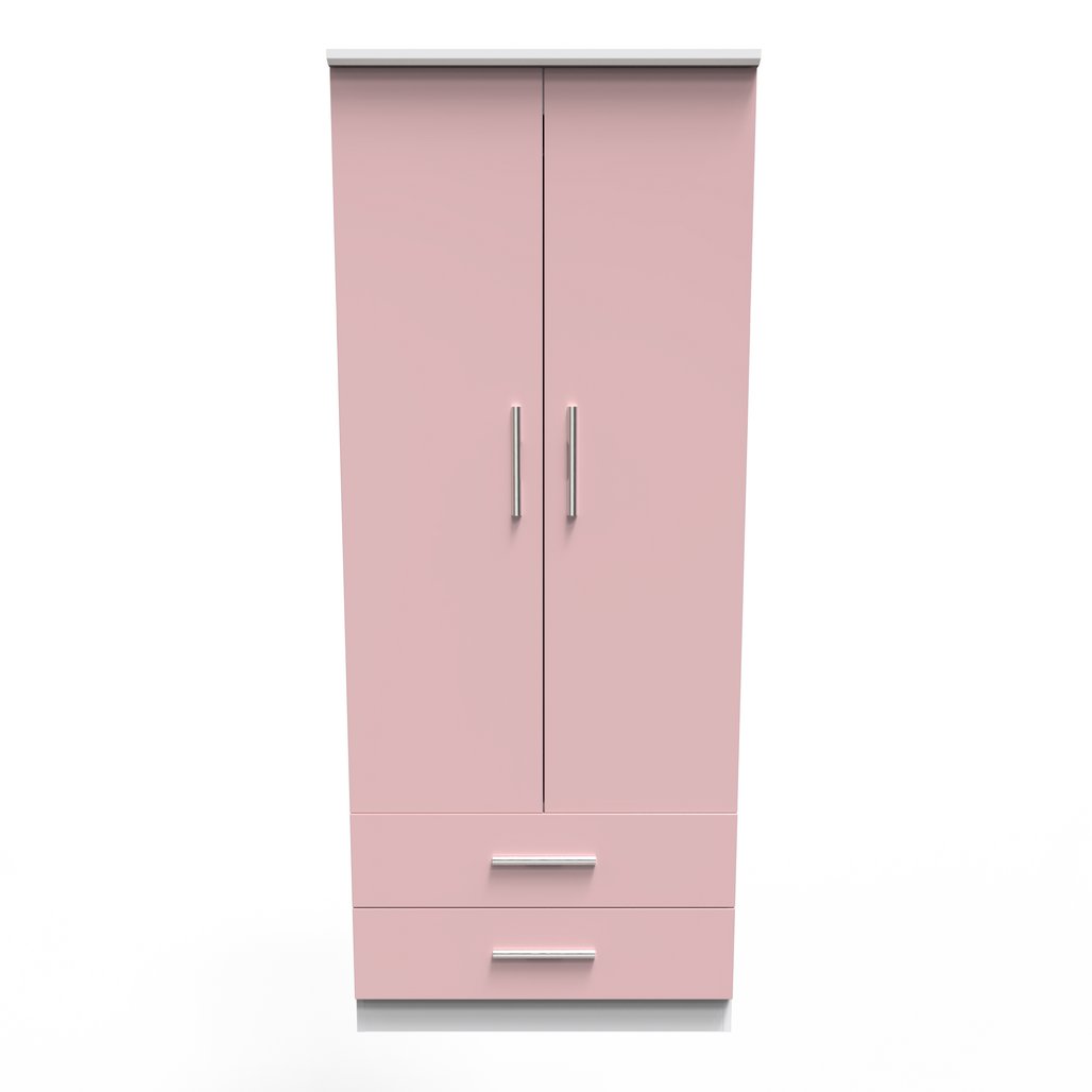 Knightsbridge 2 Door 2 Drawer Double Wardrobe