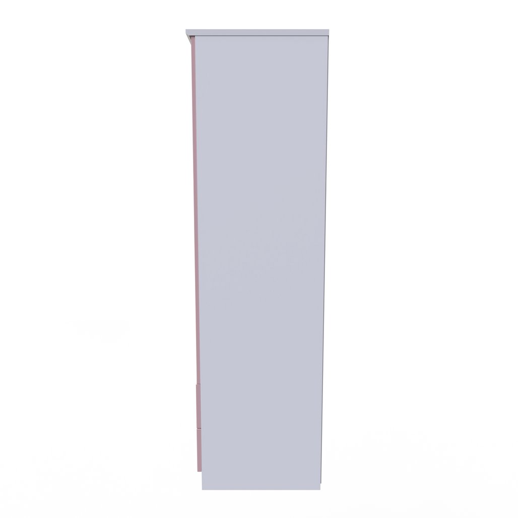 Knightsbridge 2 Door 2 Drawer Double Wardrobe