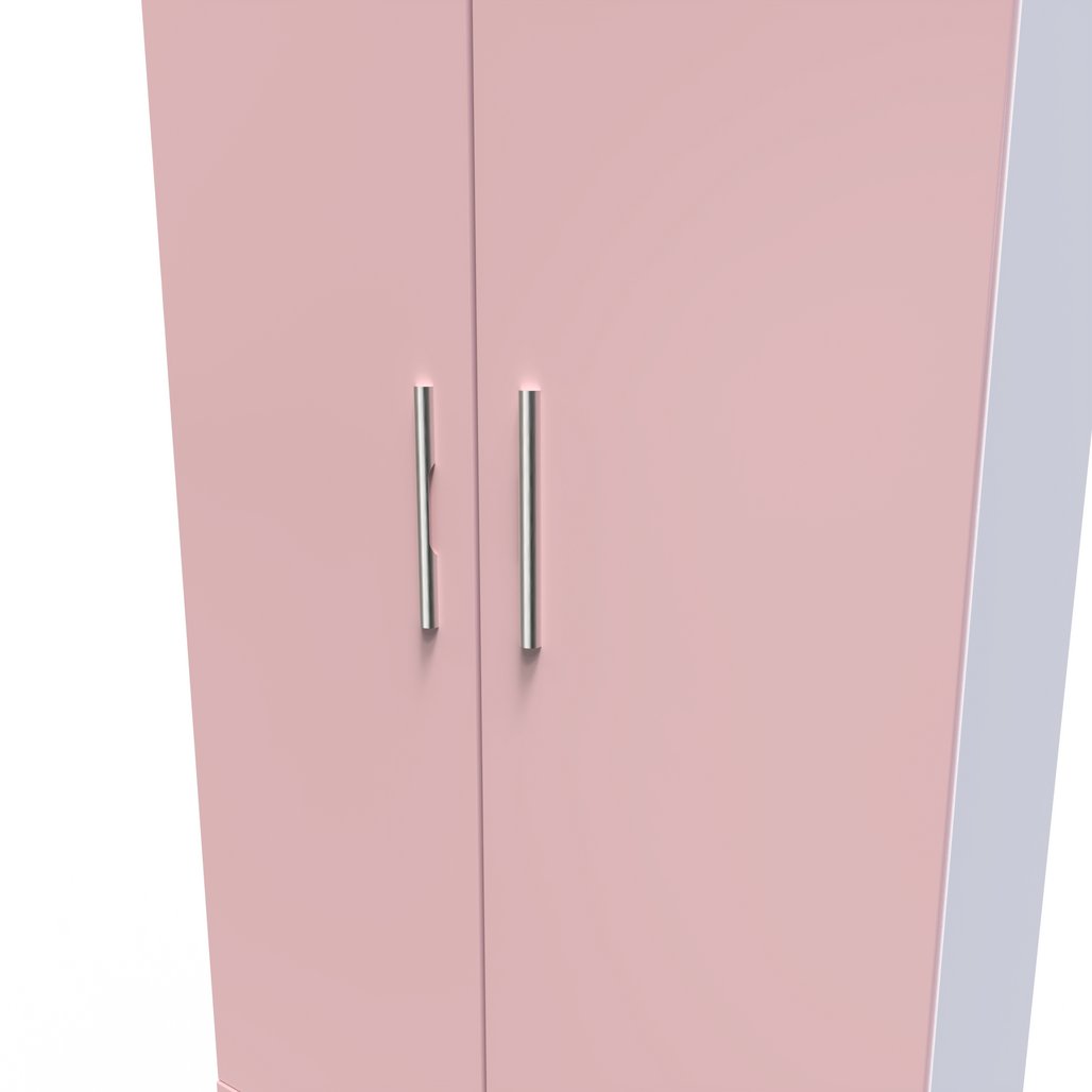 Knightsbridge 2 Door 2 Drawer Double Wardrobe