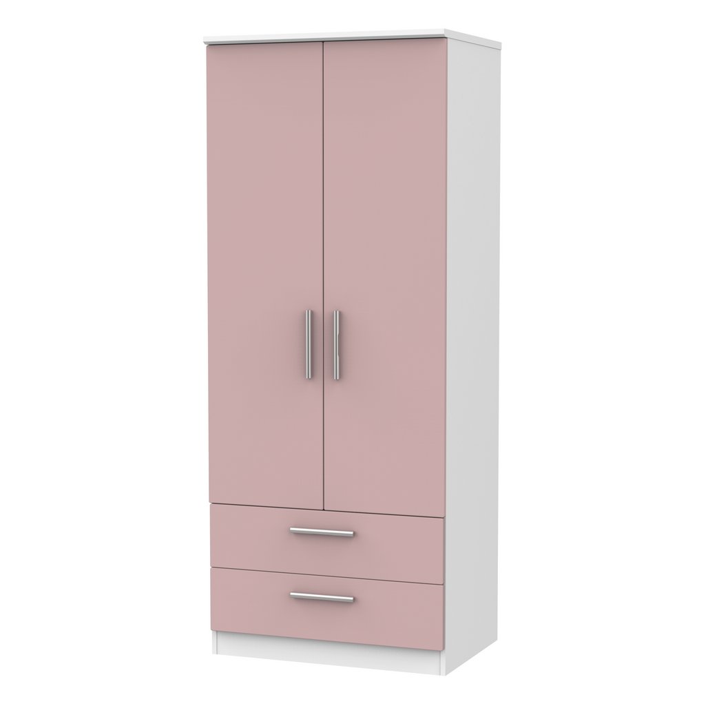 Knightsbridge 2 Door 2 Drawer Double Wardrobe