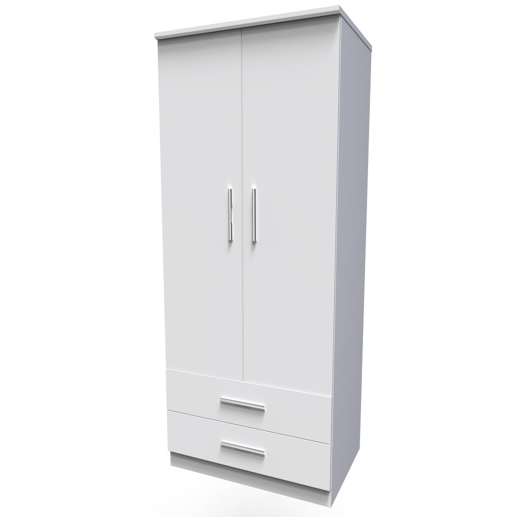 Knightsbridge 2 Door 2 Drawer Double Wardrobe