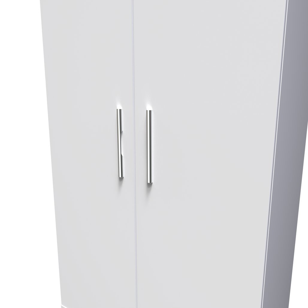 Knightsbridge 2 Door 2 Drawer Double Wardrobe