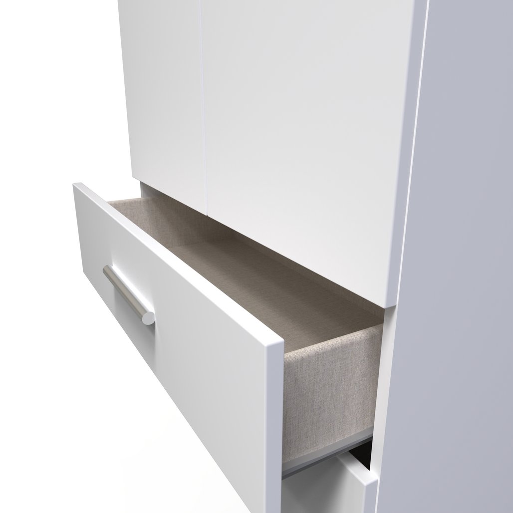 Knightsbridge 2 Door 2 Drawer Double Wardrobe