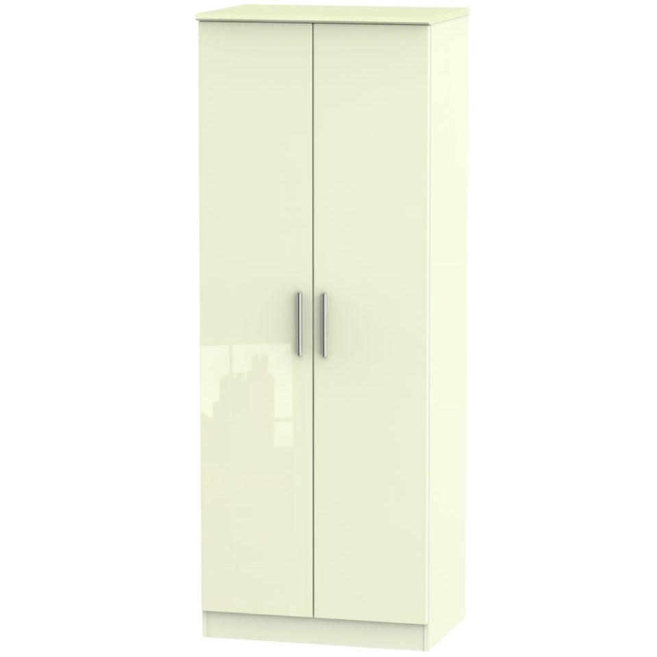 Knightsbridge Tall 2 Door Double Wardrobe