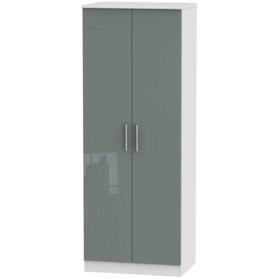 Knightsbridge Tall 2 Door Double Wardrobe