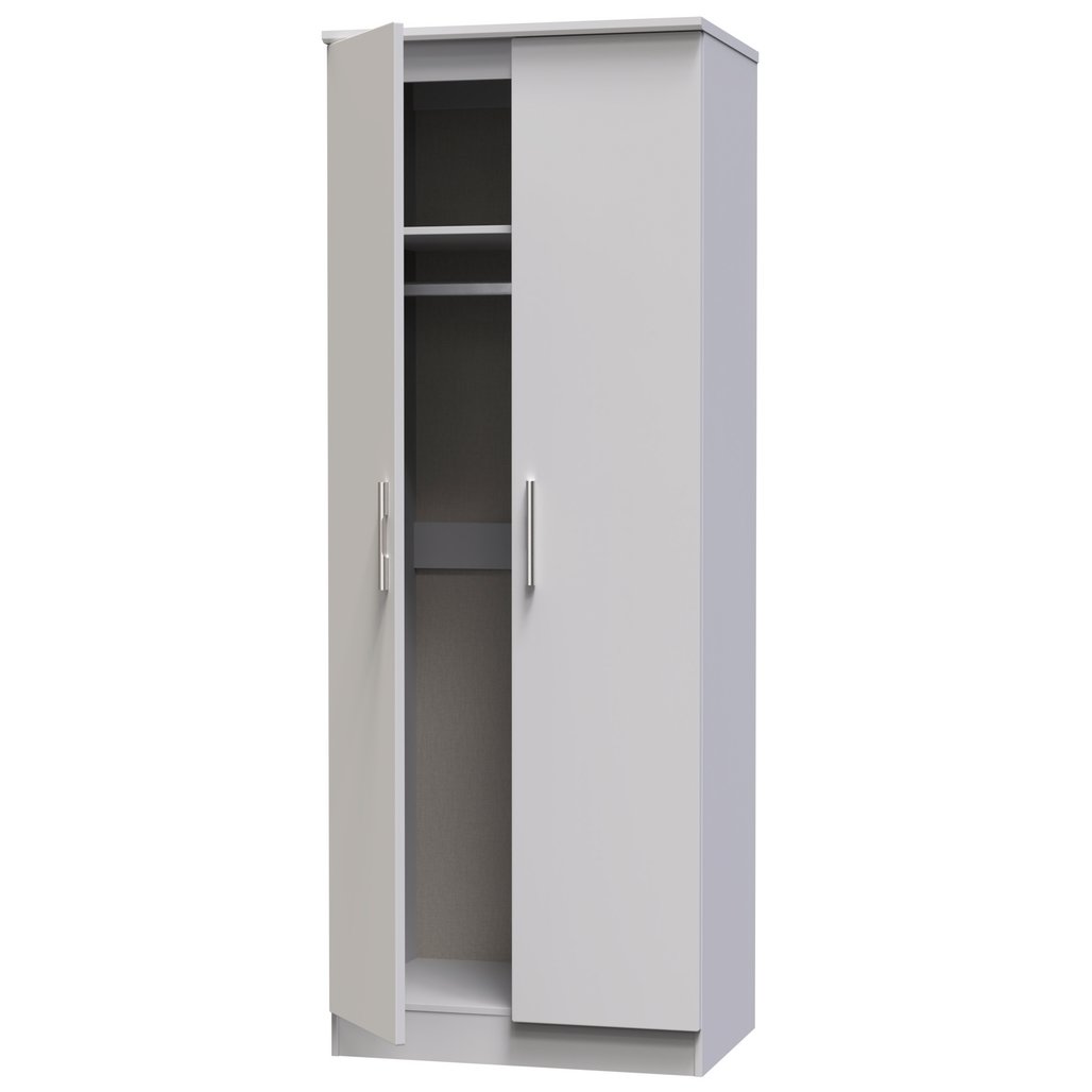 Knightsbridge Tall 2 Door Double Wardrobe