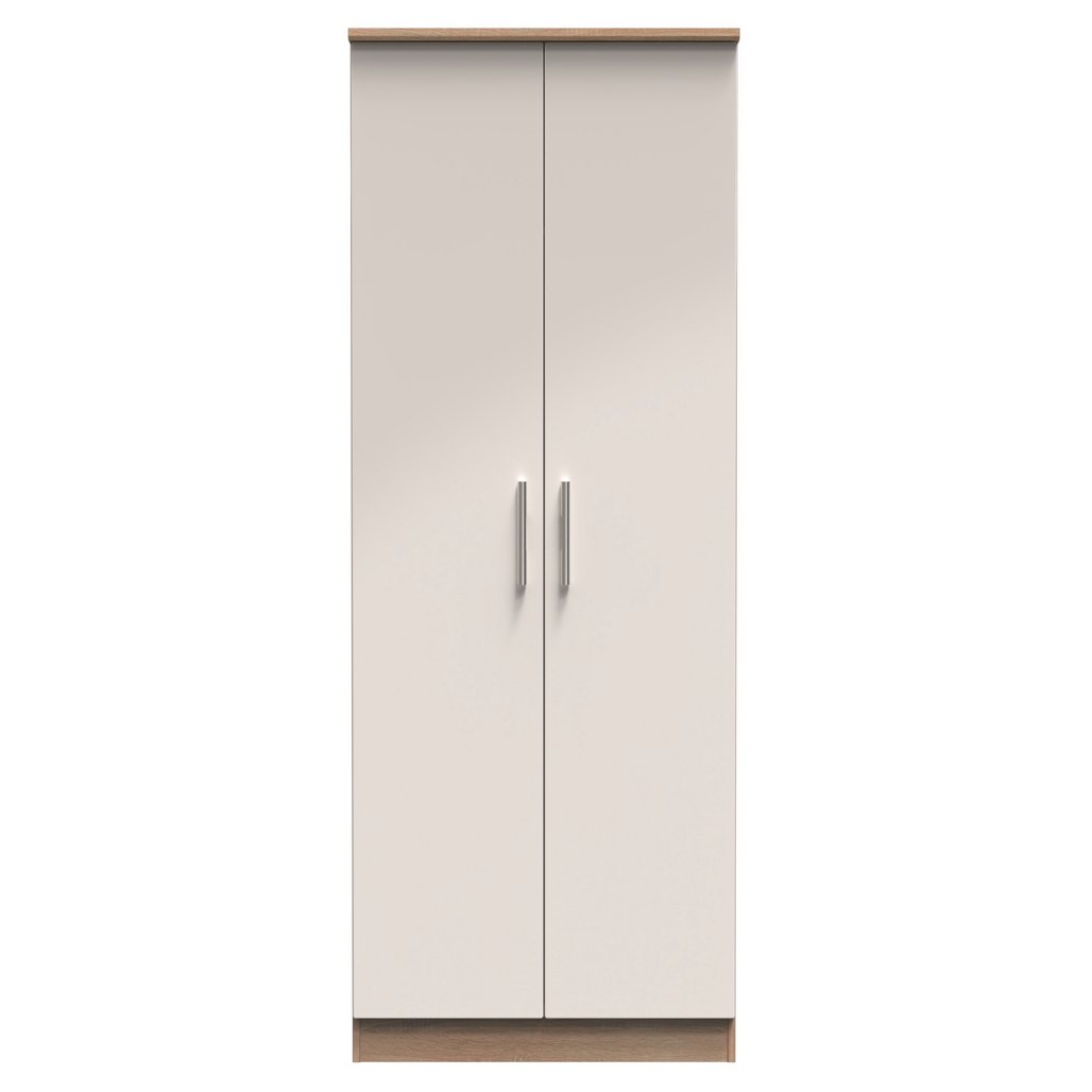 Knightsbridge Tall 2 Door Double Wardrobe