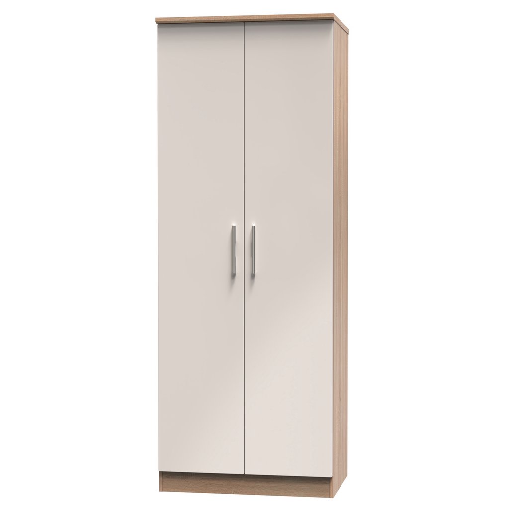 Knightsbridge Tall 2 Door Double Wardrobe