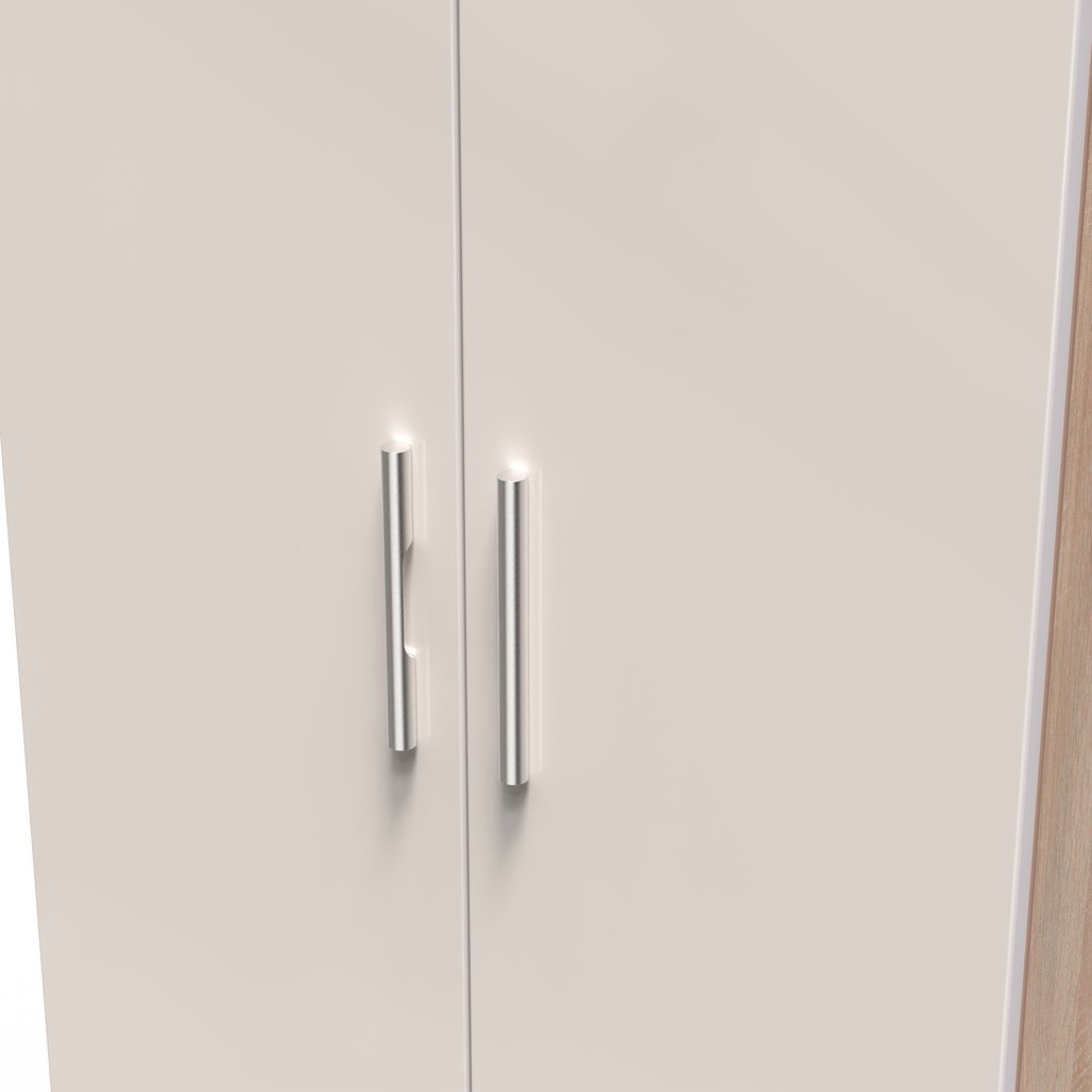 Knightsbridge Tall 2 Door Double Wardrobe