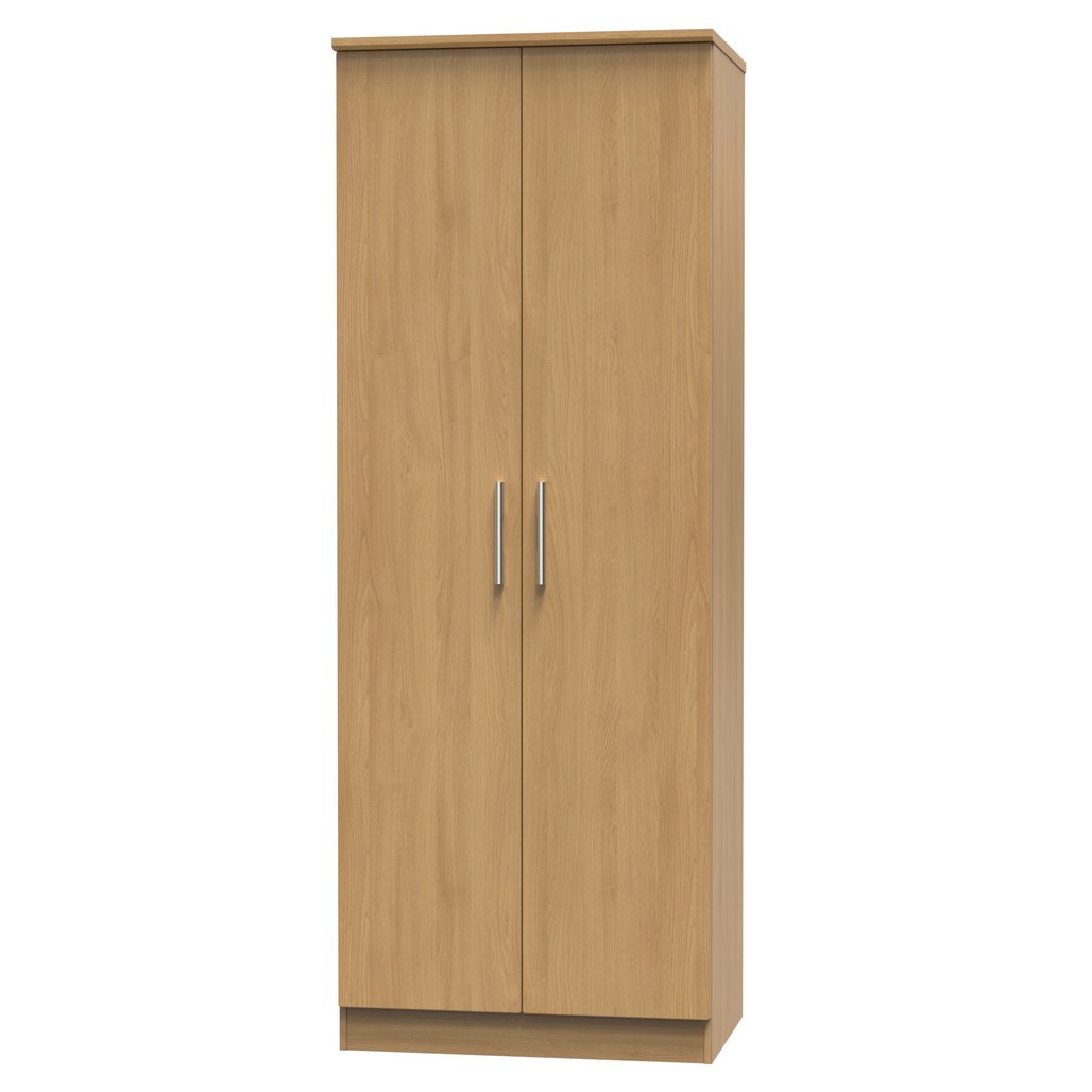 Knightsbridge Tall 2 Door Double Wardrobe