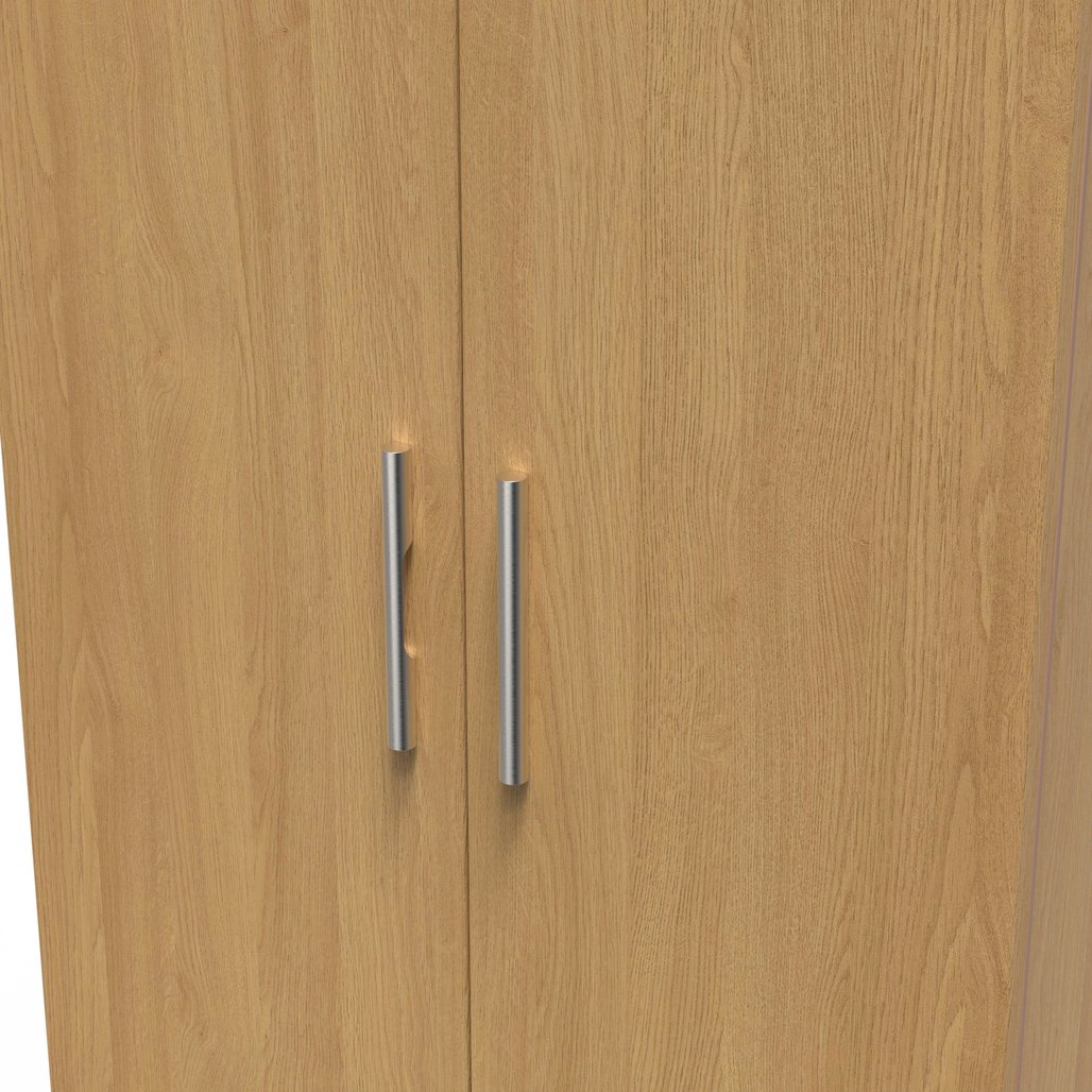 Knightsbridge Tall 2 Door Double Wardrobe