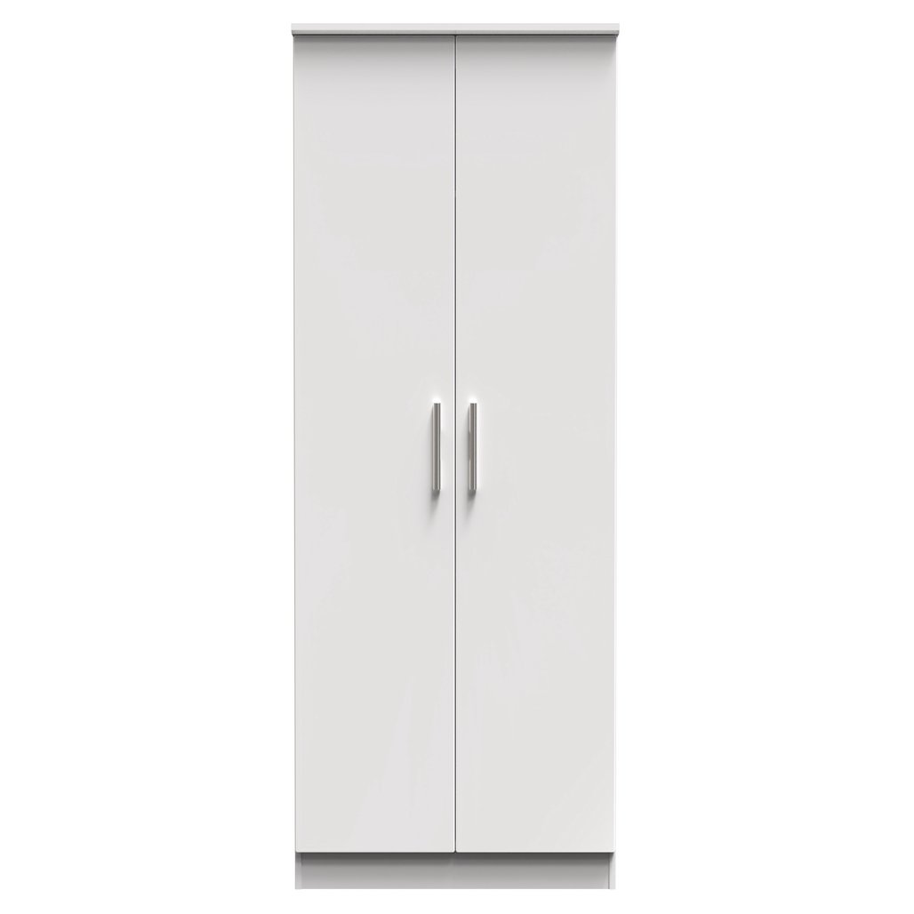 Knightsbridge Tall 2 Door Double Wardrobe