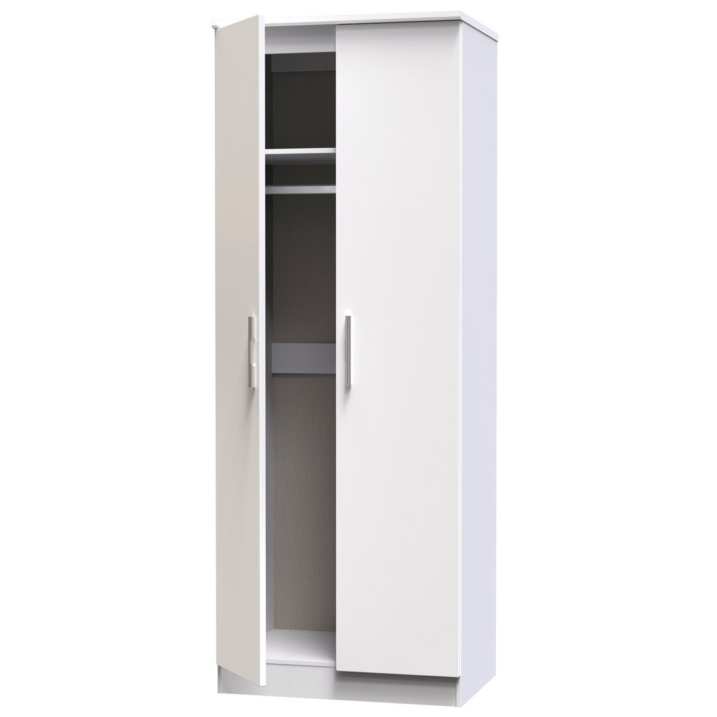 Knightsbridge Tall 2 Door Double Wardrobe