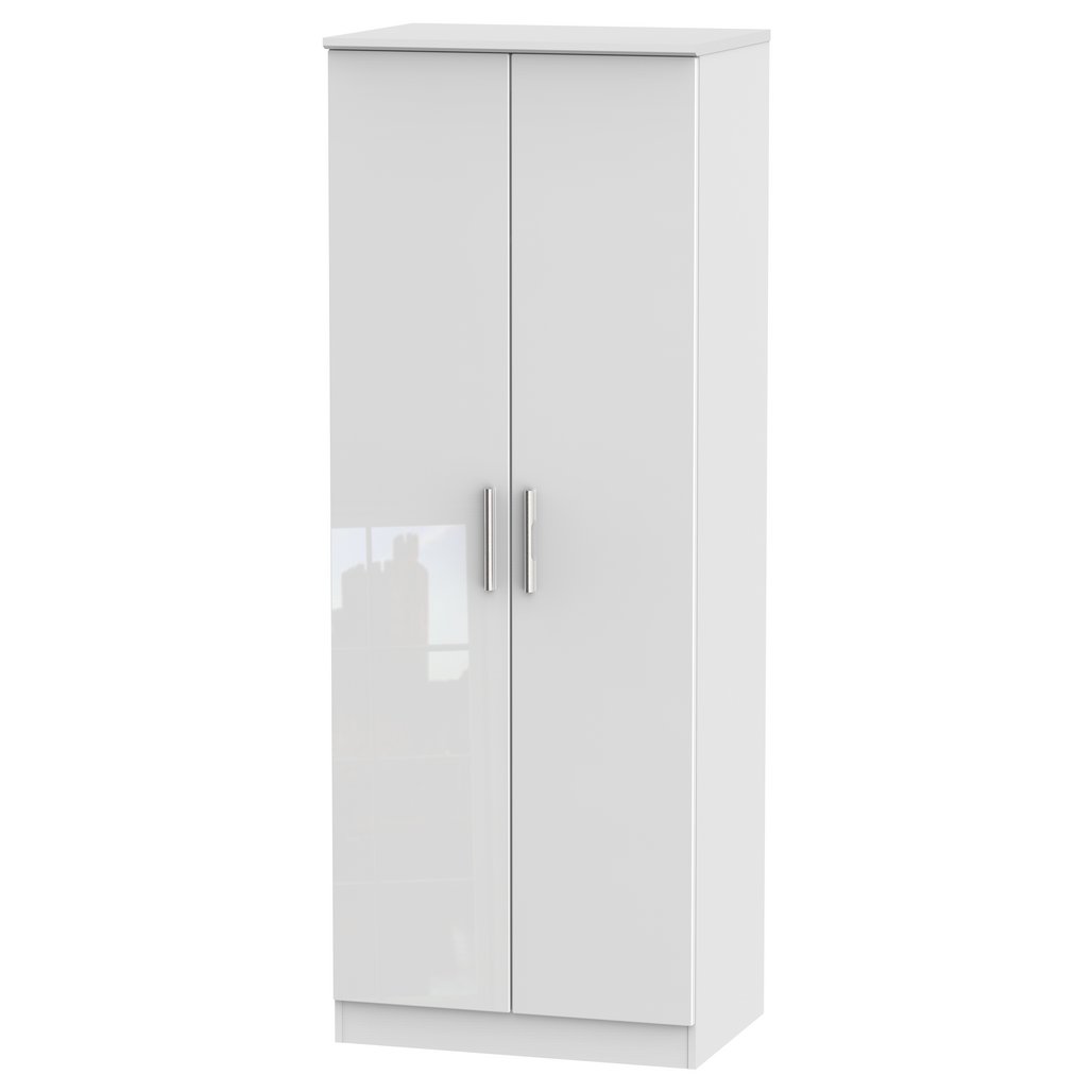 Knightsbridge Tall 2 Door Double Wardrobe