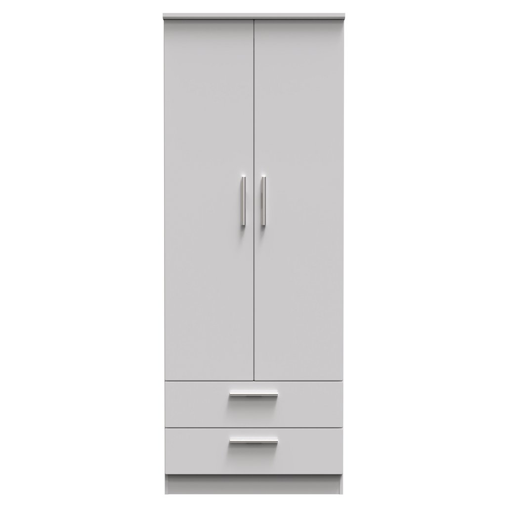 Knightsbridge Tall 2 Door 2 Drawer Double Wardrobe