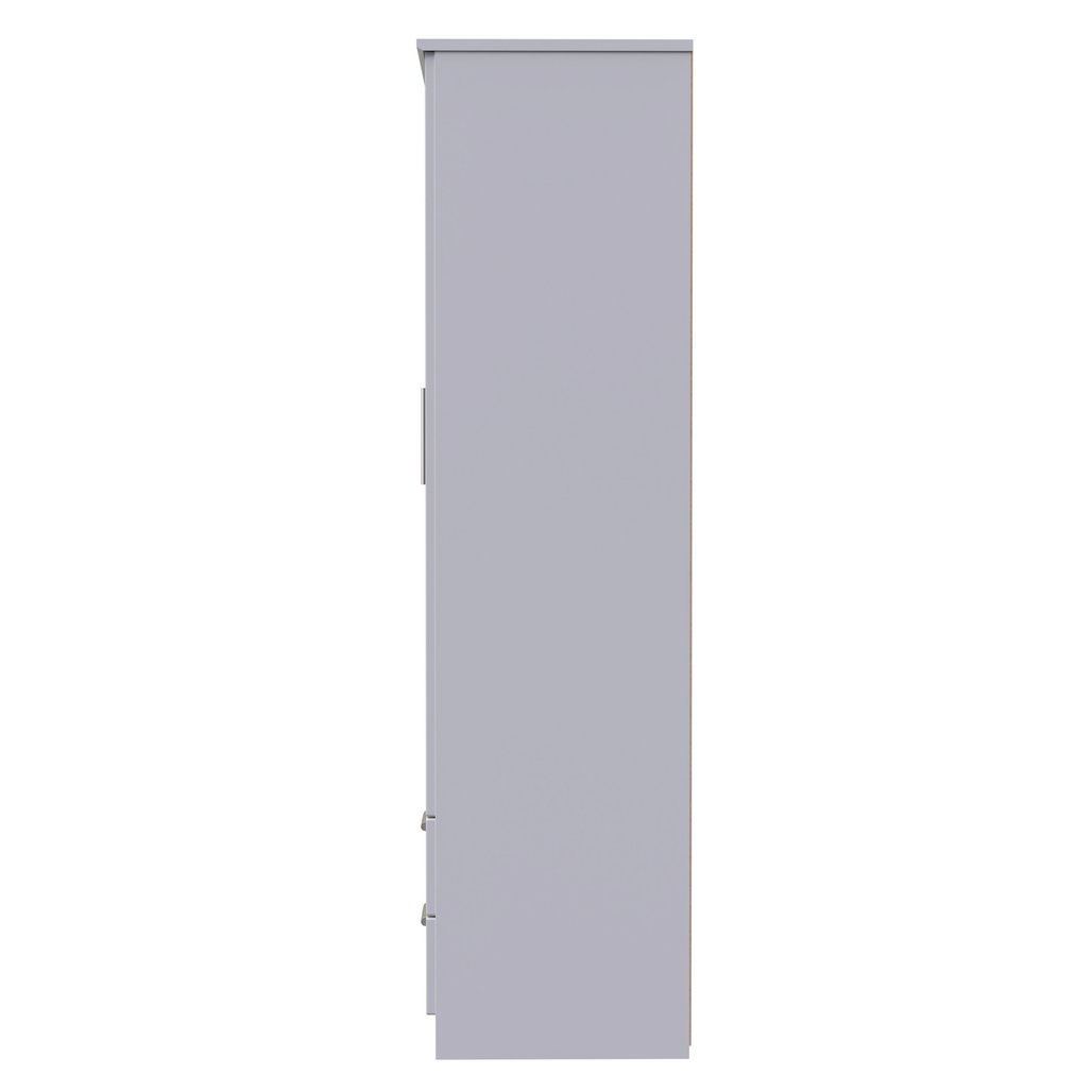 Knightsbridge Tall 2 Door 2 Drawer Double Wardrobe