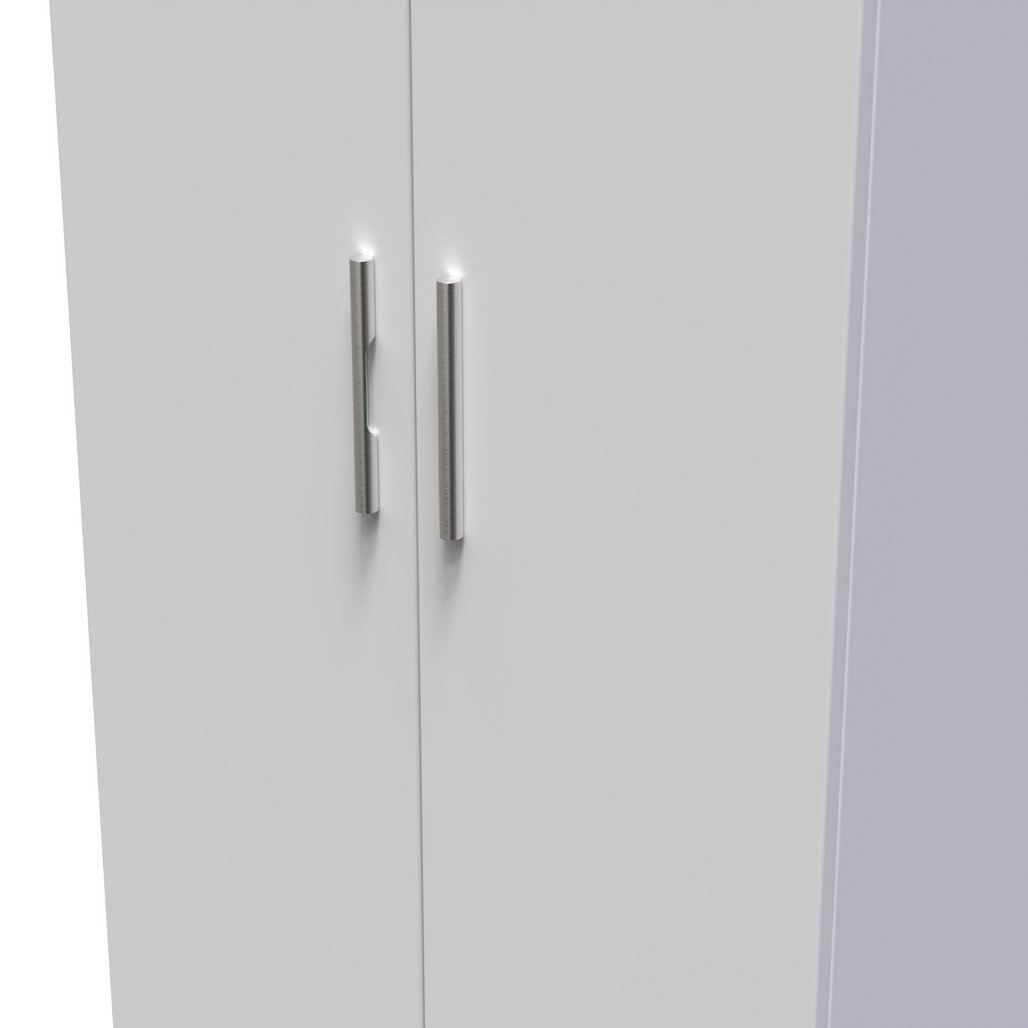 Knightsbridge Tall 2 Door 2 Drawer Double Wardrobe