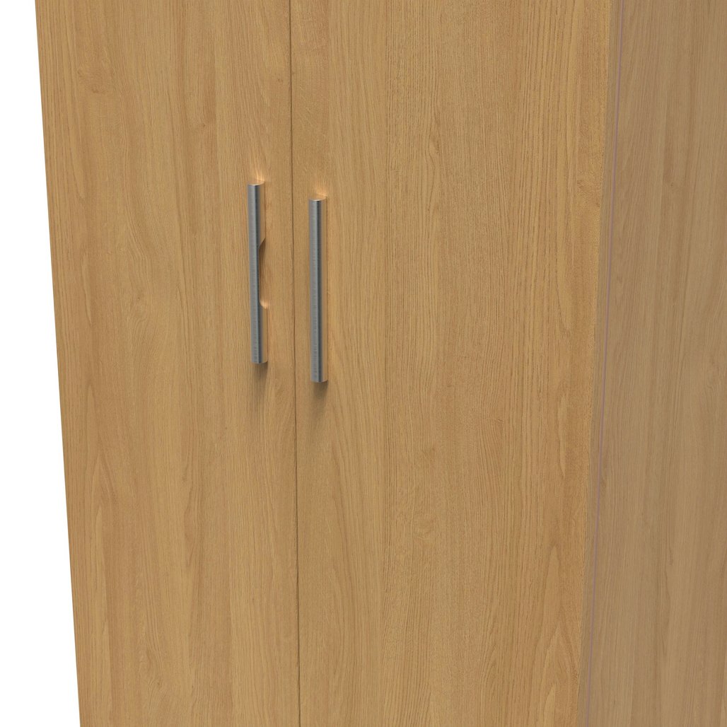 Knightsbridge Tall 2 Door 2 Drawer Double Wardrobe