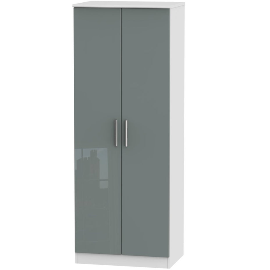 Knightsbridge Tall 2 Door Double Wardrobe